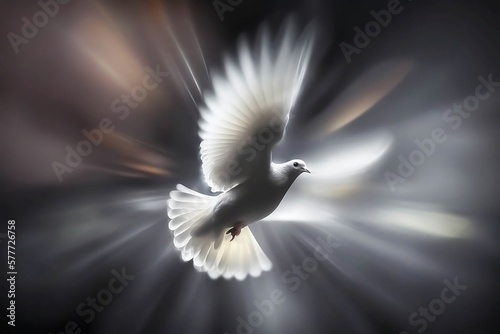 holy spirit, dove flying, generative AI, God's Spirit, Divine Spirit, Comforter, Counselor, dove