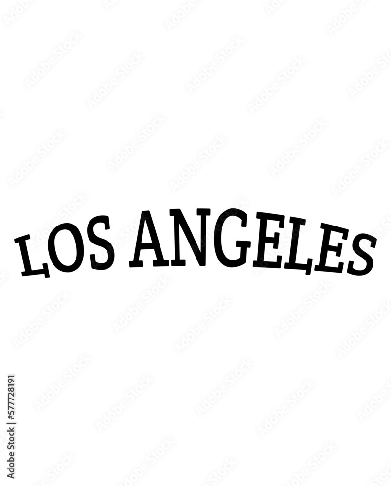 Los Angeles svg design