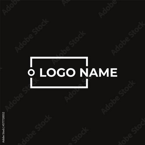Abstract minimalist logo design concept