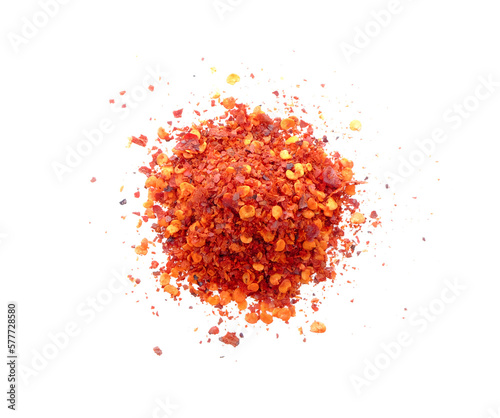Chili powder on transparent png