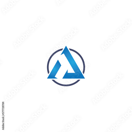 Vector initial letter a creative company logo premium vector