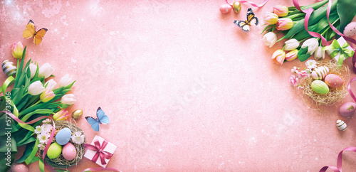 Canvas Print Easter background