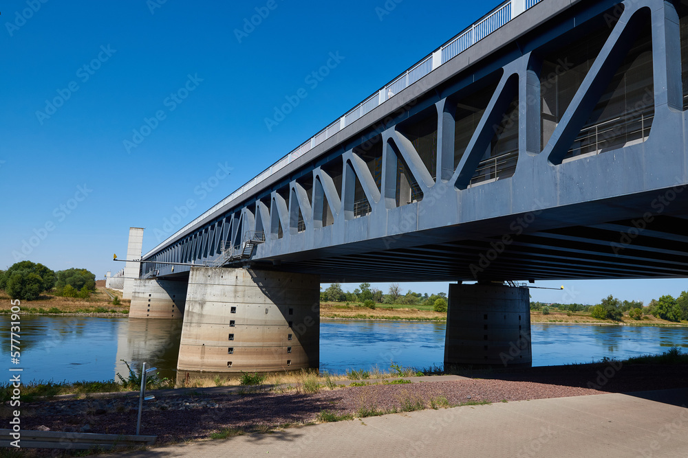 Kanalbrücke Magdeburg in Sachsen-Anhalt Kanalbrücke Magdeburg in Sachsen-Anhalt
