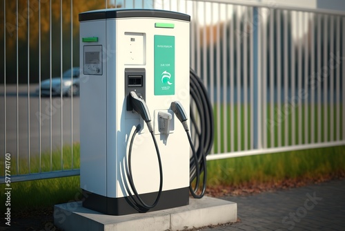 Power supply for electric car charging,Generative AI.