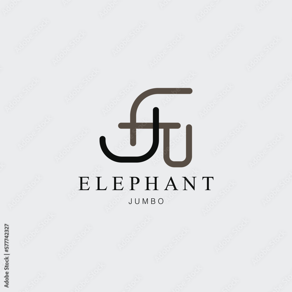 elephant logo vector illustration design elephant logo vector illustration design