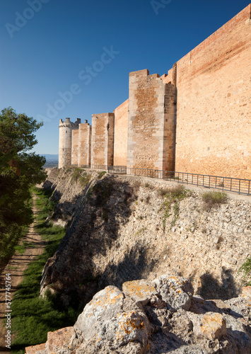 Lucera, provincia di Foggia. Mura con torrioni del castello photo