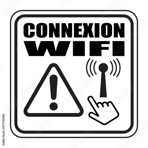 Logo connexion wifi.