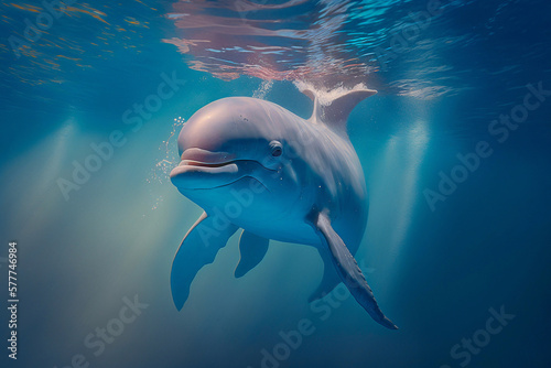 Dolphin. Generative AI © Andrii 
