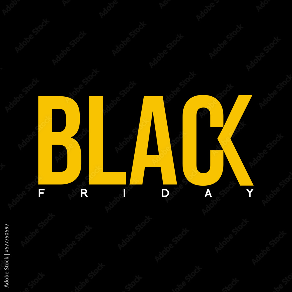 Black Friday Sale banner. Modern minimal design with yellow and white typography. Template for promotional ads, advertising, web, social and fashion. Vector illustration. Black Friday Sale banner. Modern minimal design with yellow and white typography. Template for promotional ads, advertising, web, social and fashion. Vector illustration.