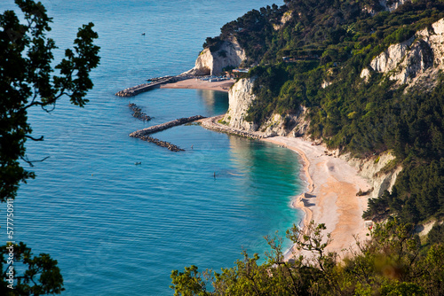 Slika na platnu Ancona. Spiaggia di Numana Alta