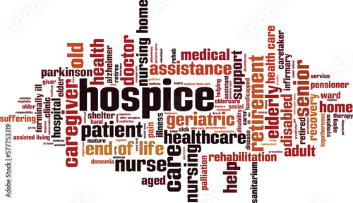 Hospice word cloud