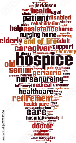 Hospice word cloud