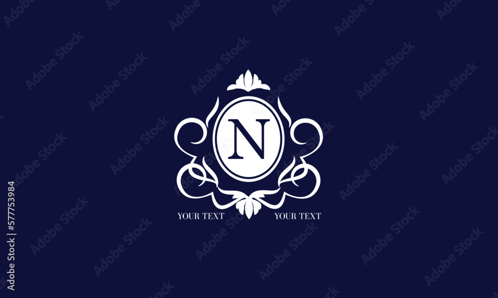Luxury brand logo with letter N. Vector concept monogram premium design for business, hotel, wedding services, boutique, jewelry and other brands. Luxury brand logo with letter N. Vector concept monogram premium design for business, hotel, wedding services, boutique, jewelry and other brands.