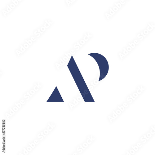 Free Download AP PA abstract vector logo monogram template
 - GFXLoad