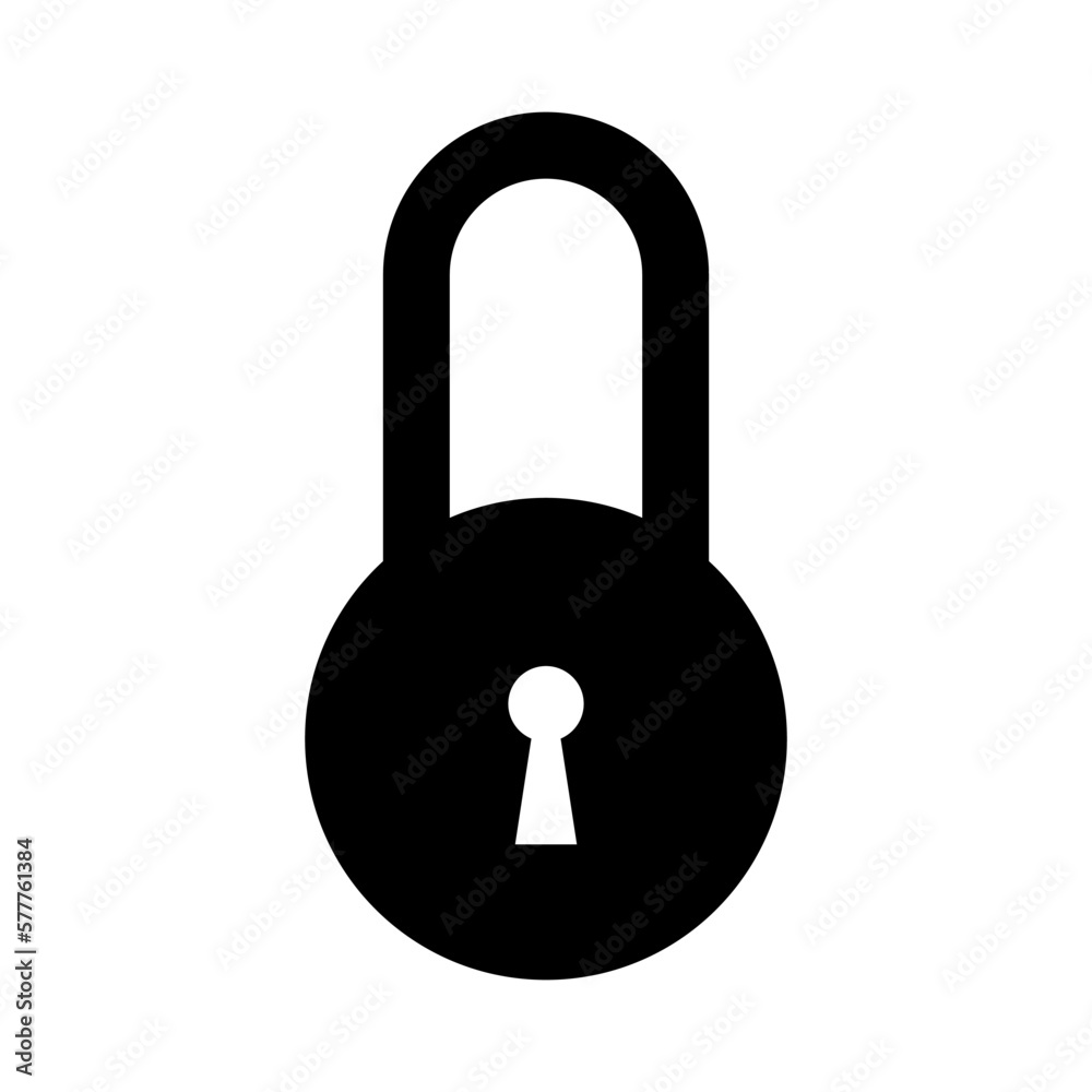 padlock icon vector logo template, secure icon padlock icon vector logo template, secure icon