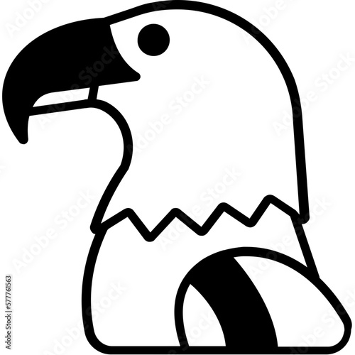 Sea eagle Vector icon which can easily modify or edit

