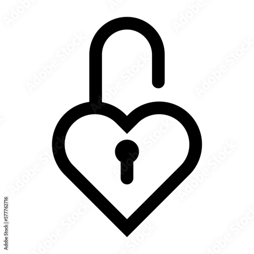 padlock icon vector logo template, secure icon