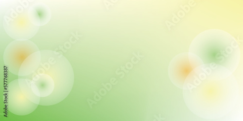 Abstract green background with circle gradient overlay. Vector illustration