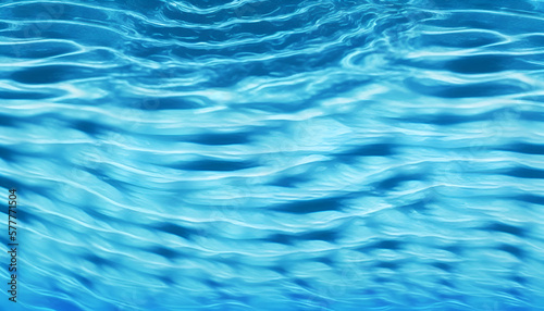 Water surface texture blue background