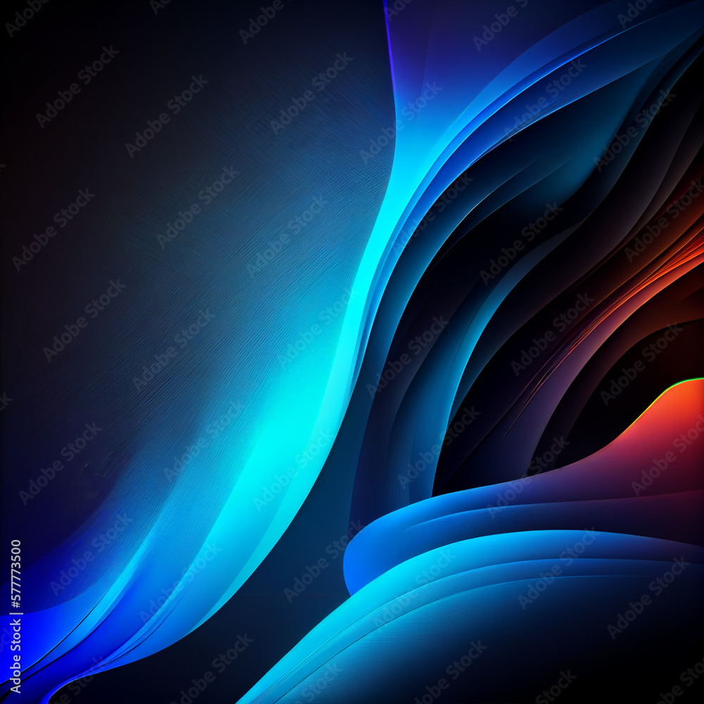Fototapeta premium Black blue orange red abstract background. Color gradient. Bright fiery background.