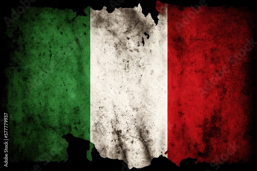 Italian Flag Texture.