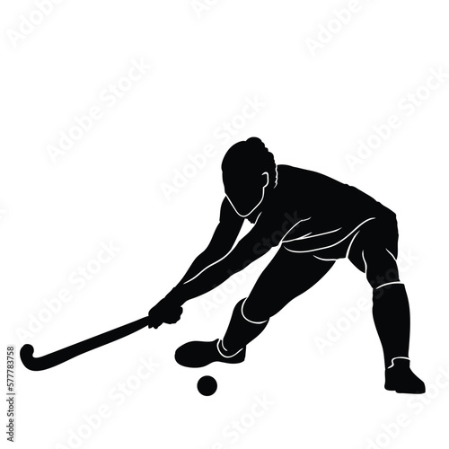 hockey player silhouette