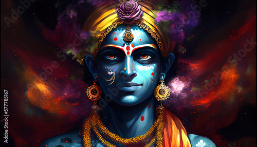 Sri Krishna Wallpaper, Digital Art Hari Krishna