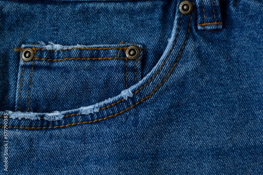 Navy blue natural cotton linen textile texture background