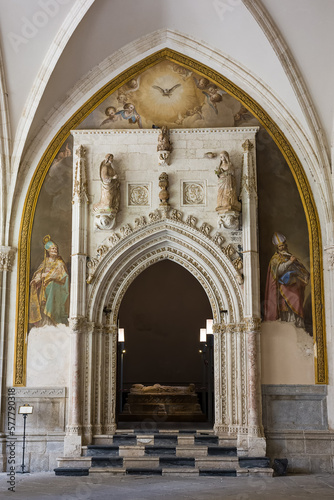 Chapel of Saint Blaise in the cloister of the Cathedral of Toledo, Spain photo