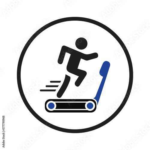 man running treadmill icon