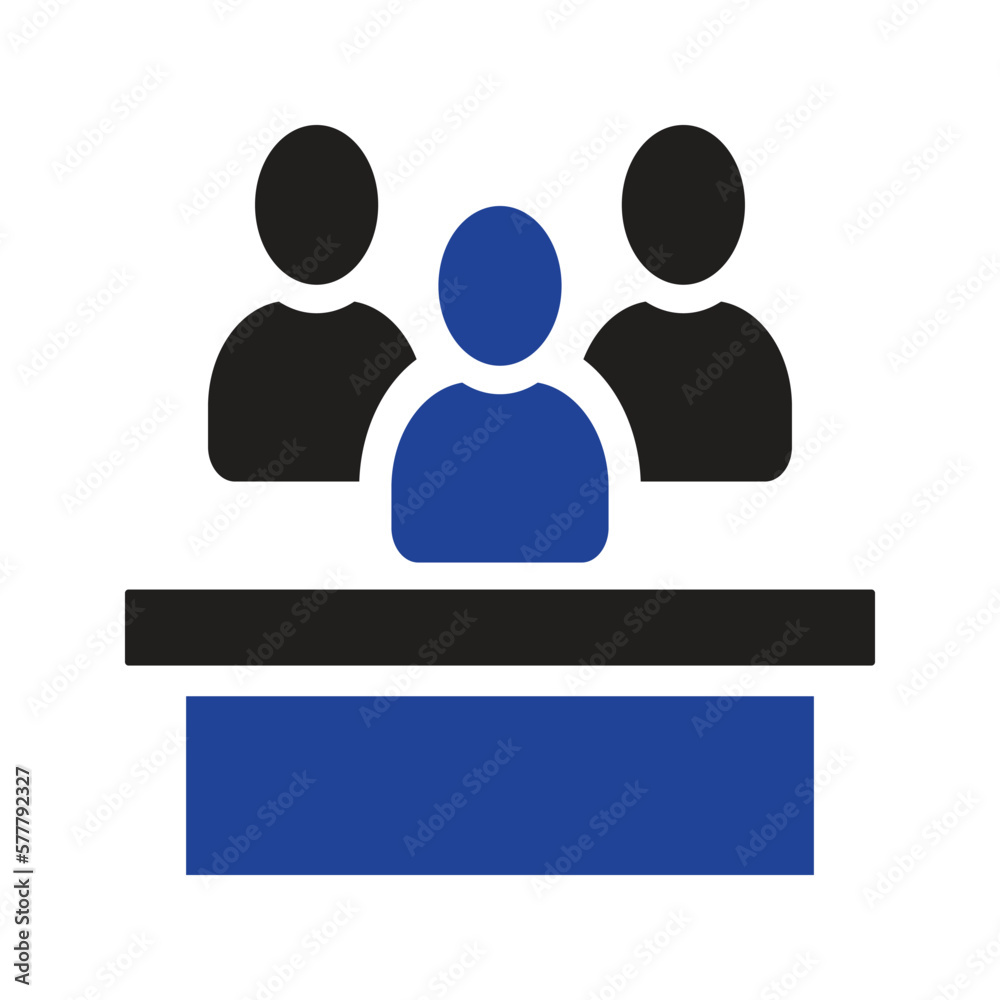 law witness box and witness icon law witness box and witness icon