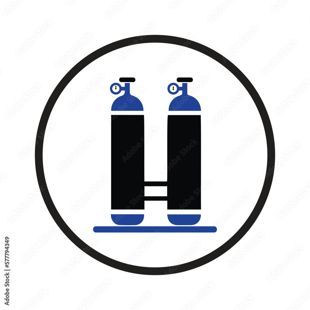 oxygen cylinder icon