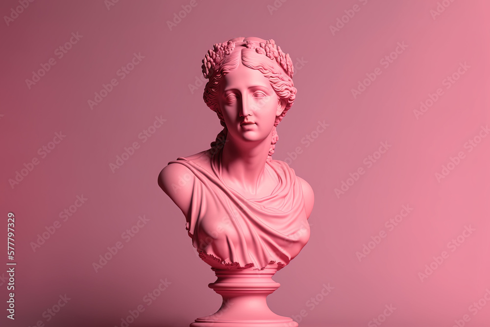 Ancient Greek Goddess sculpture. AI generated image. Ancient Greek Goddess sculpture. AI generated image.