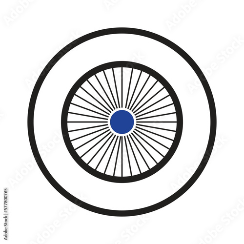 bicycle wheel icon