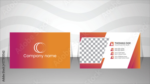 Vector multipurpose corporate business card template Designe,