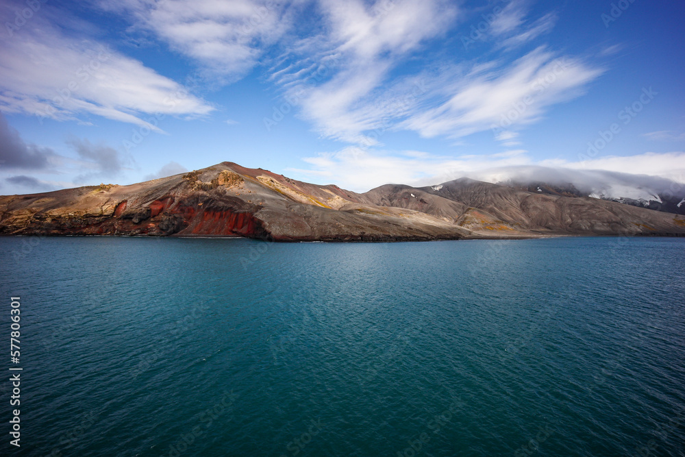 lake and mountains