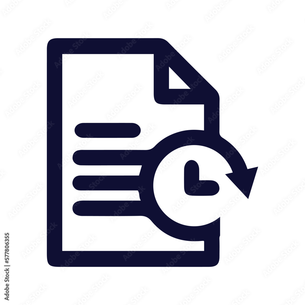 waiting files icon vector waiting files icon vector