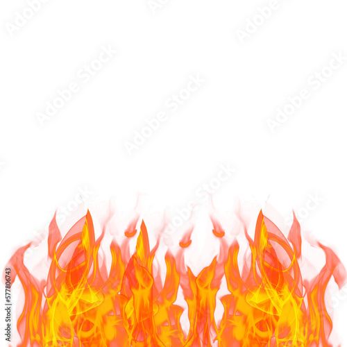 Fire flame transparent background