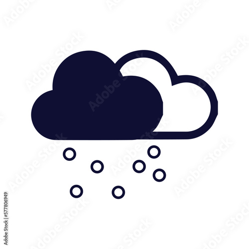Rainy day bad weather icon