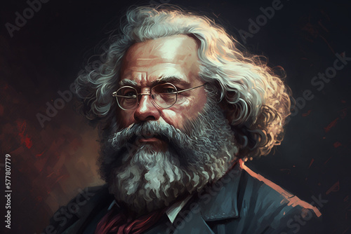 Portrait of Karl Marx