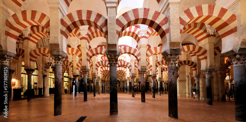 Arab architecture of La Mezquita - Catedral de Cordoba