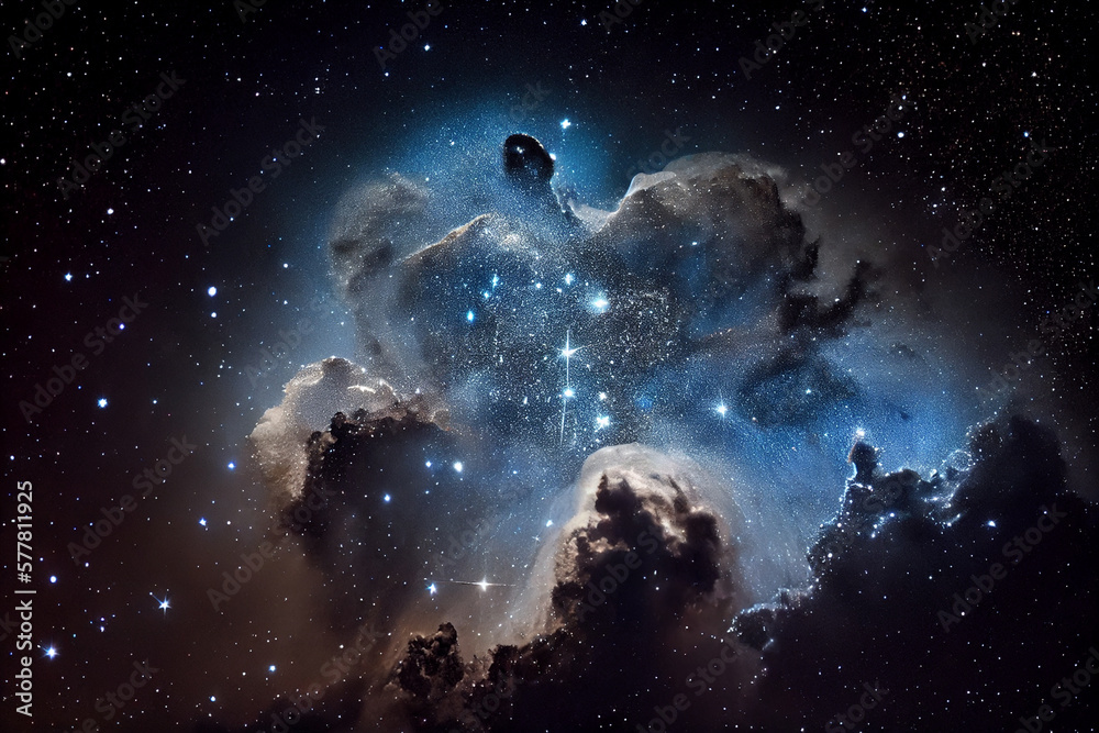 Fototapeta premium stars in the night sky.generative ai