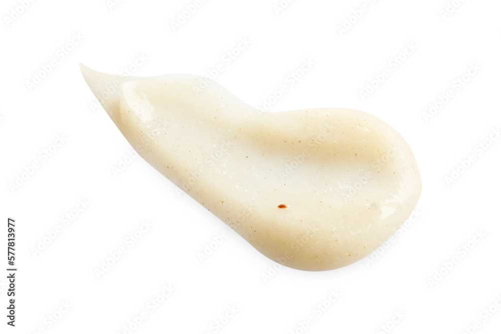 Sample of natural scrub isolated on white Sample of natural scrub isolated on white