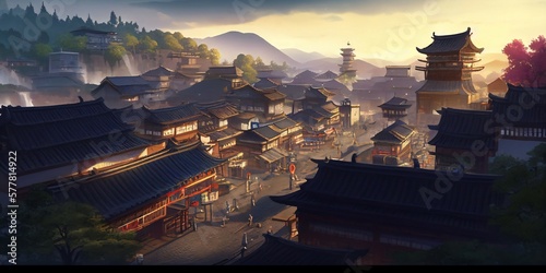Japanese historical village