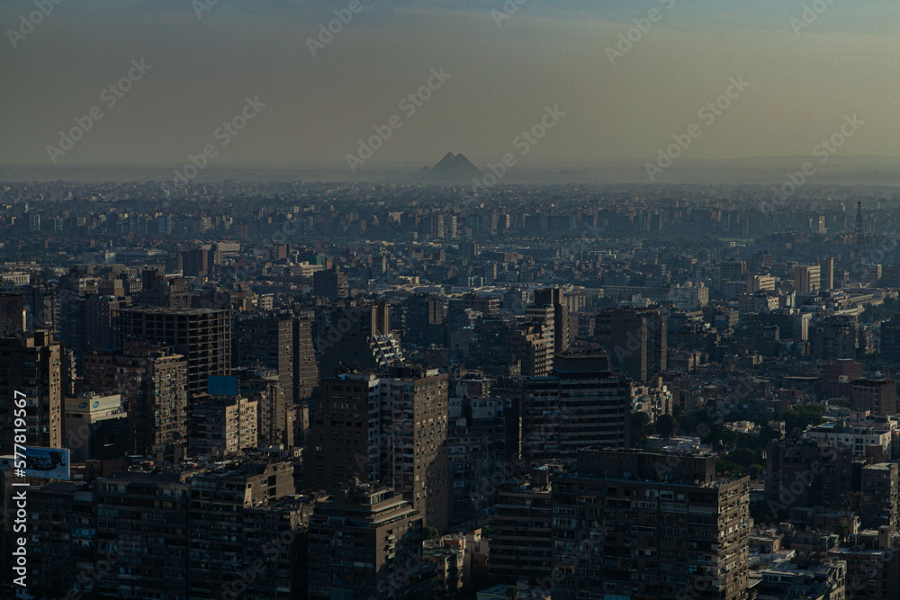 Fototapeta premium cairo city skyline 