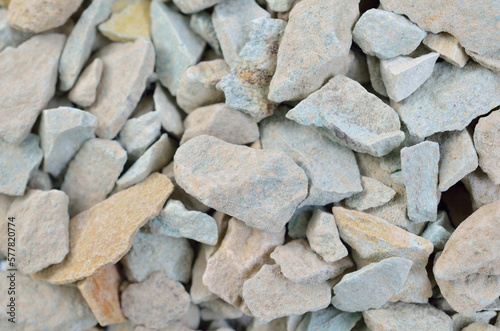 Natural Zeolite mineral Rocks. Background with stones photo