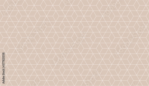 Seamless thin linear grid pattern. Abstract geometric rhombus background. Stylish fractal texture.