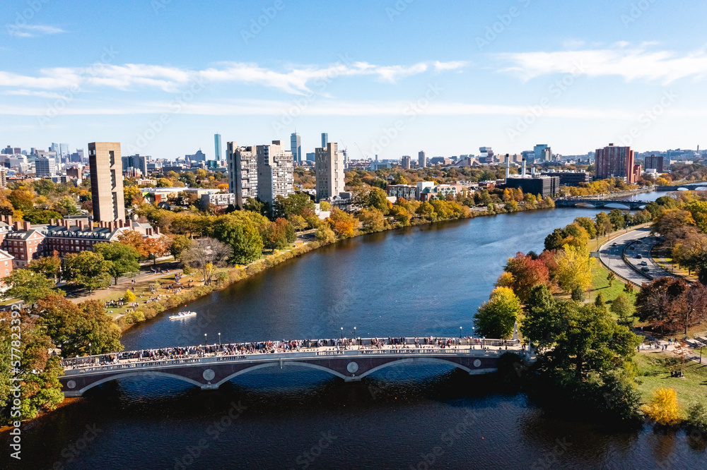 Aerial View of the Charles River