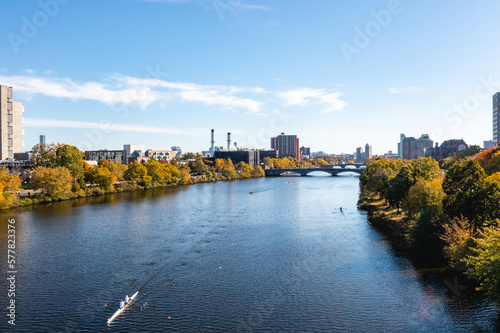 Aerial View of the Charles River