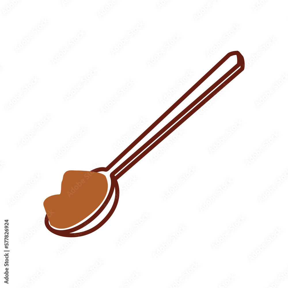 Spoon icon PNG image with transparent background